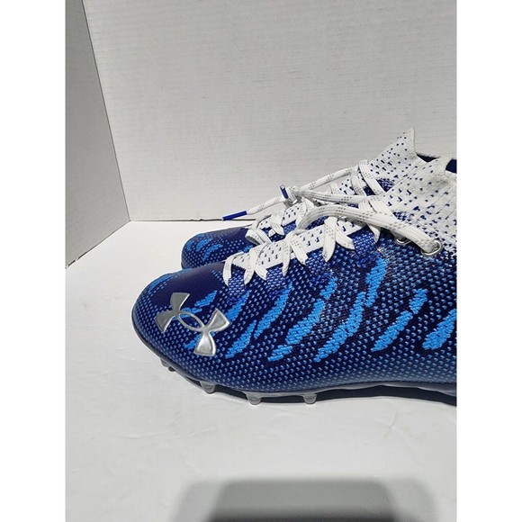 New Under Armour Spotlight Lux MC Blue Football Cleats 3022654-400 Mens Size 8.5 main image 9